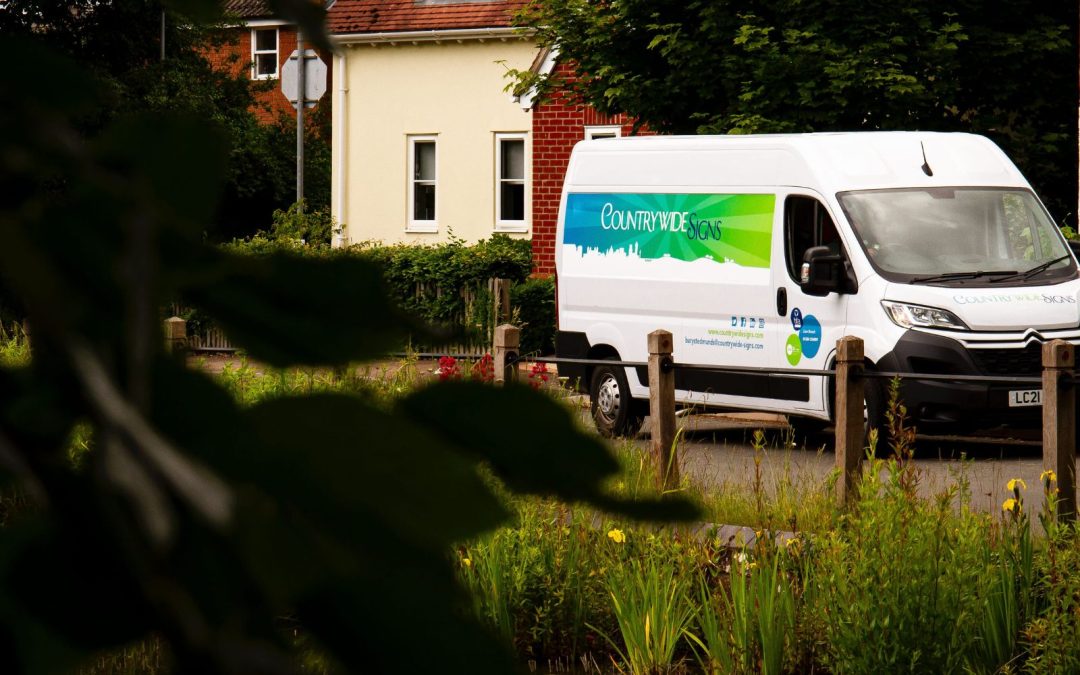 Countrywide Signs van complete with branded livery